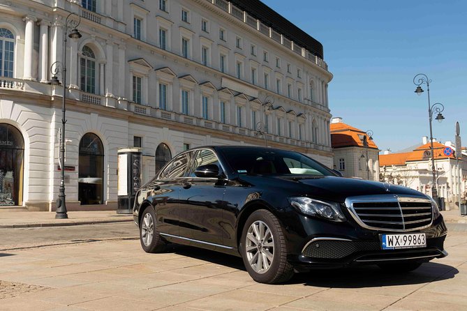 First class Warsaw Airport Transfer (WAW) - The Drive In, WiFi and Water While You Get Your Bearings