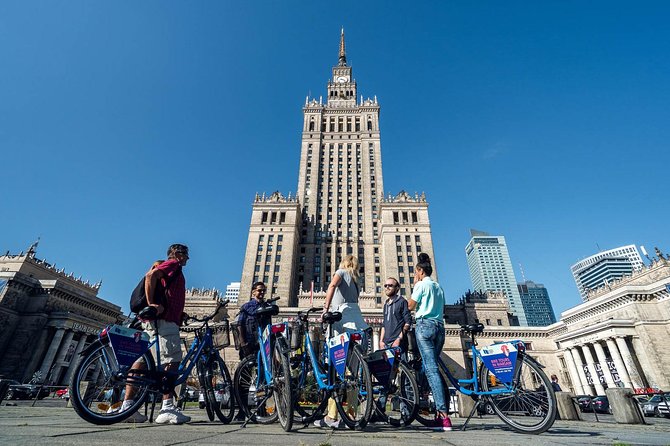 Half-Day Warsaw City Sightseeing Bike Tour for Small Group - Palace of Culture and Science, Bar Studio, and a built-in photo break