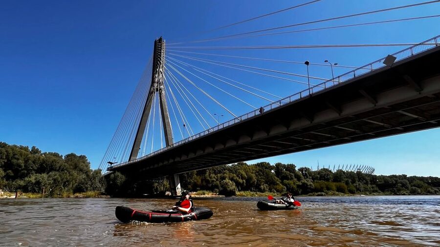Packrafting kayaking guided tour Vistula river Warsaw Poland - Key highlights you will actually feel