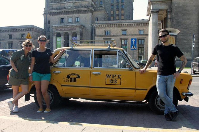 Private Tour: Warsaw City Sightseeing by Retro Fiat - Lazienki Royal Bath Park and a Calm Break Between Big Landmarks