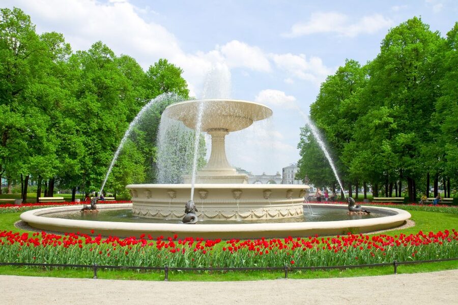 Warsaw: 3-Hour Guided City Highlights Tour by Segway - Multimedia Fountain Park, the visual payoff moment