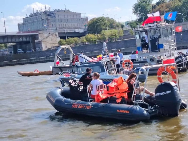 Warsaw: Adrenaline Ride on the Vistula River (Wisła) - Bridge views and major river landmarks along the Vistula