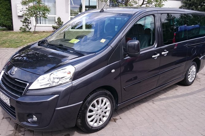 Warsaw Chopin Airport private transfer 5 to 8 passengers - Where you’ll meet the driver at Warsaw Chopin: Exit 2 by Costa Coffee