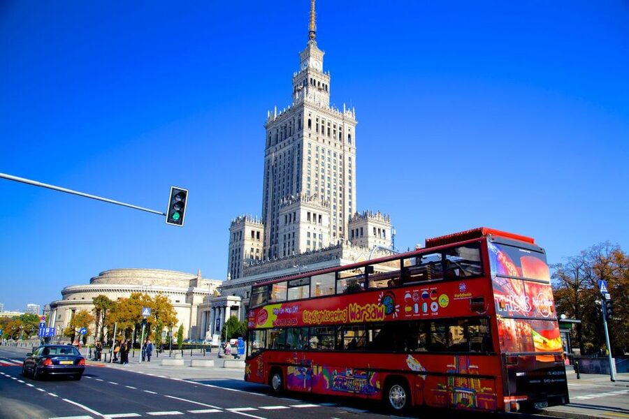 Warsaw: City Sightseeing Hop-On Hop-Off Bus Tour - Stop-by-stop, from skyline to Old Town streets