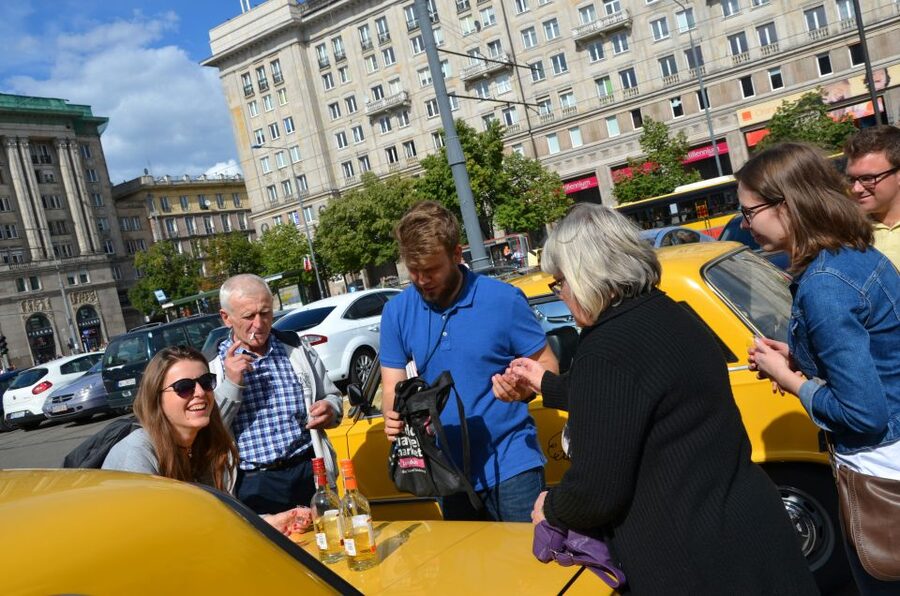 Warsaw Communism Private Tour in a Retro Fiat - The Former House of the Communist Party and the Power of What Replaced It