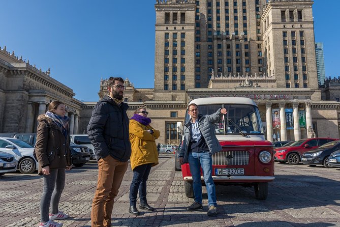 Warsaw: Communism Tour in an Original Socialist Van - Stop 1: Palace of Culture and Science, Warsaw’s most famous power symbol