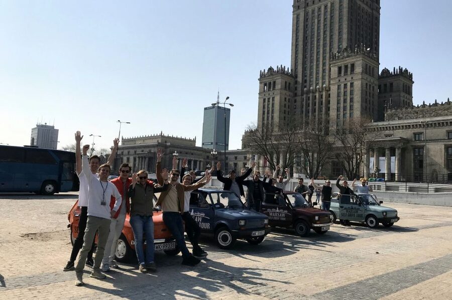 Warsaw: Communist History Self-Driving Tour - The House of the Polish Communist Party: Then and Now