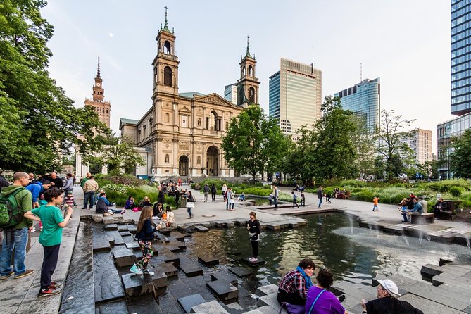 Warsaw Layover City Tour by car with airport pick-up - Old Town in one planned hour: Sigismund’s Column, Royal Castle, Barbican