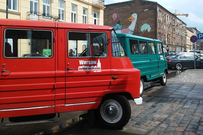 Warsaw Layover Tour (Chopin Airport) by retro minibus - Warsaw Ghetto and WWII Options, Meaningful Stops on a Tight Clock