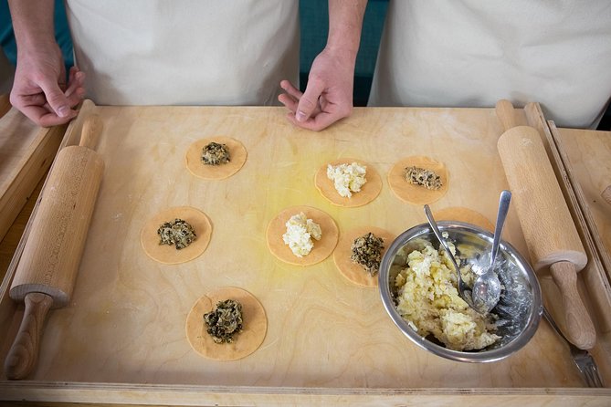 Warsaw's No 1 cooking class-Polish dumplings with liqueur tasting - Vegan options on request, plus how they handle dietary needs